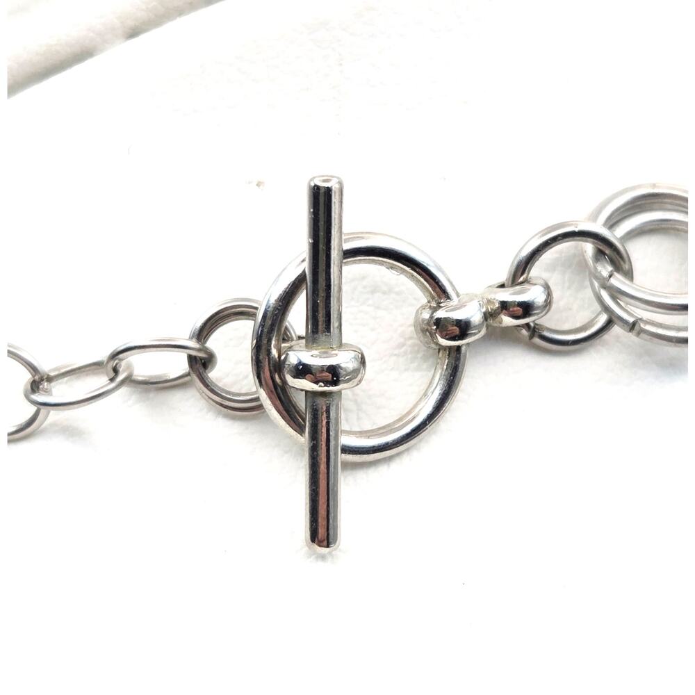 Hand Crafted Chainmaille Box Weave Stainless Captured Green Gem Necklace Unisex View 5
